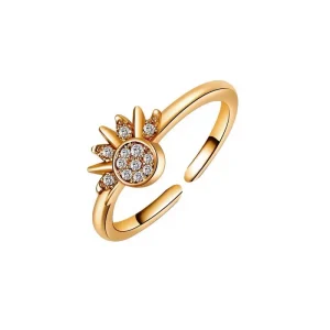 Jasmin - Justerbare parringe med sol og måne symbolik
